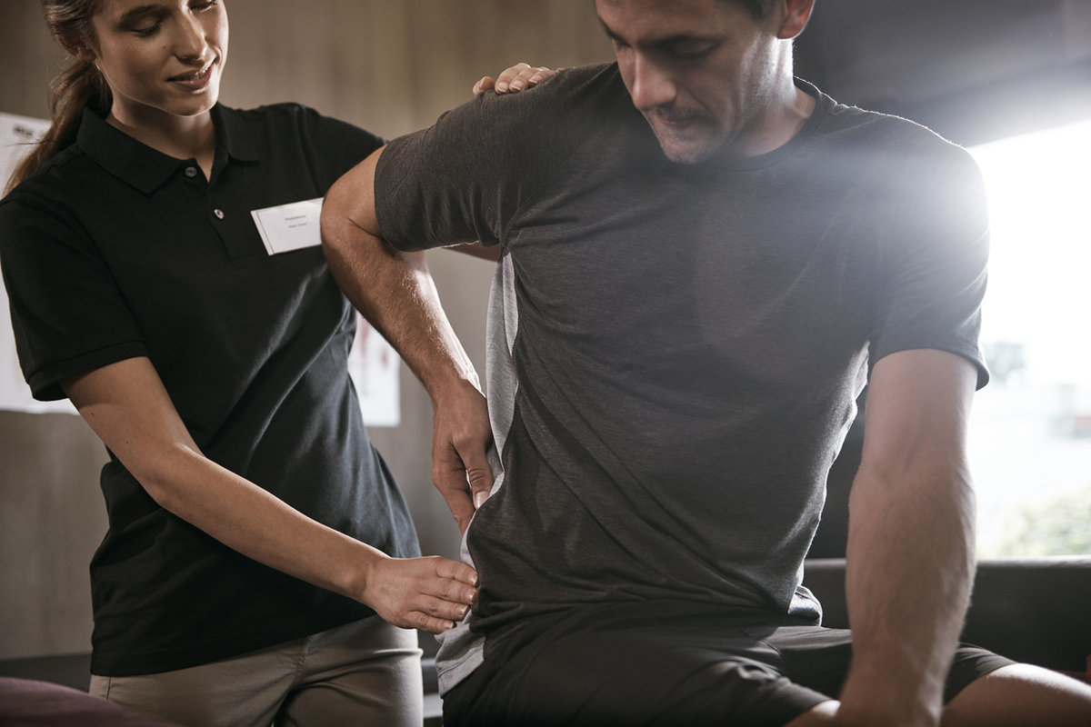 Hands on treatment at the clinic